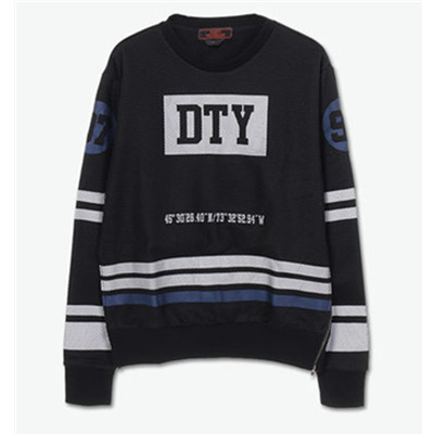 百搭单品！DUSTY 男款LOGO条纹卫衣
