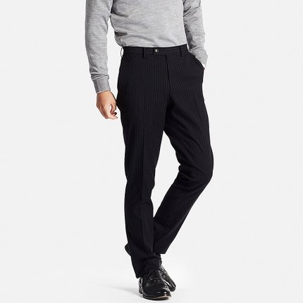 历史新低！优衣库HEATTECH弹力修身无褶长裤179759