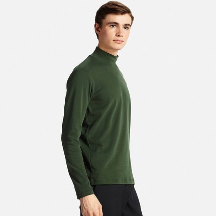 白菜价！优衣库 男装 柔软高领T恤 172341