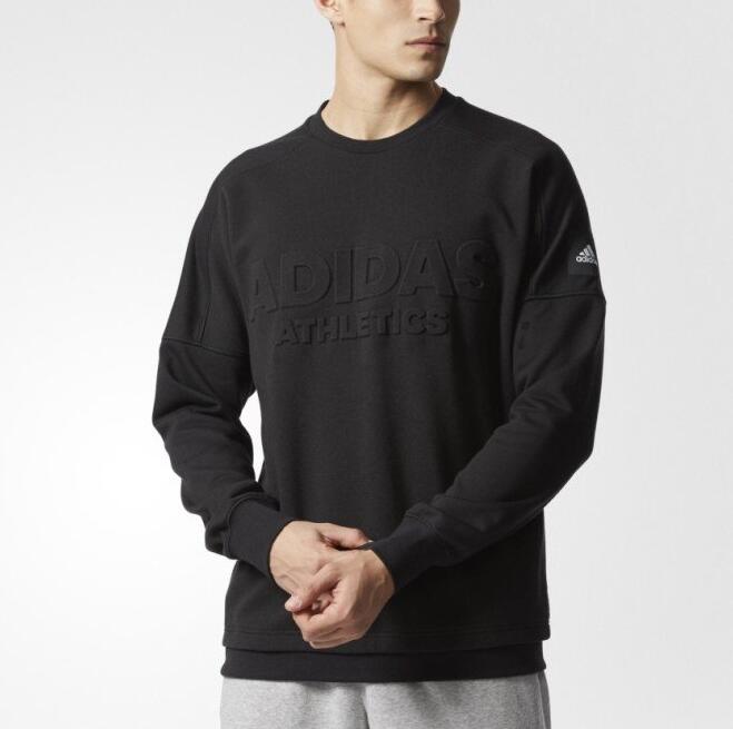 简约百搭！adidas 阿迪达斯 男式 套头衫 BK5494
