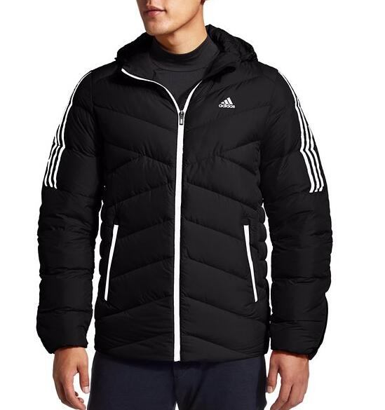 保暖防风！adidas 阿迪达斯 男式 羽绒茄克 AY4103