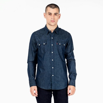 历史新低！Levi's李维斯男式长袖牛仔衬衫61879-0040
