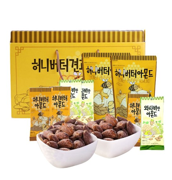 韩国进口！汤姆农场 蜂蜜黄油坚果礼盒710g