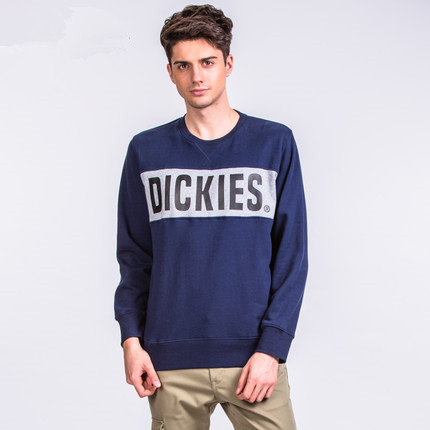 温暖舒适！Dickies全棉抓绒字母印花男上衣164M30EC16