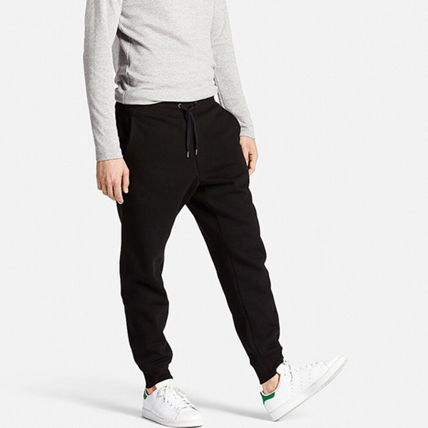 时尚保暖！UNIQLO优衣库男装仿羊羔绒运动长裤172363