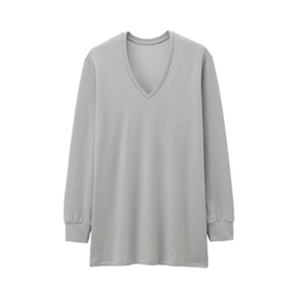 时尚保暖！UNIQLO优衣库HEATTECH EXW V领T恤172764