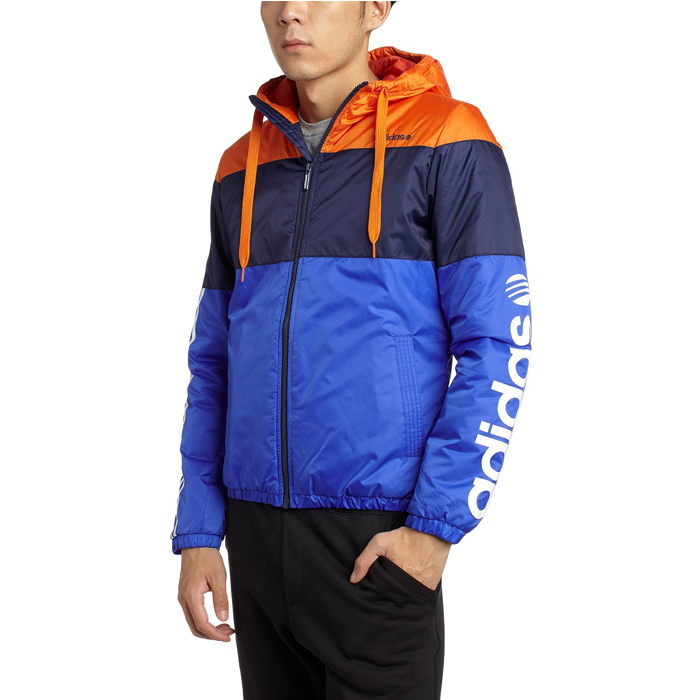 轻松休闲！adidas NEO 阿迪达斯 男式 棉夹克 M32413
