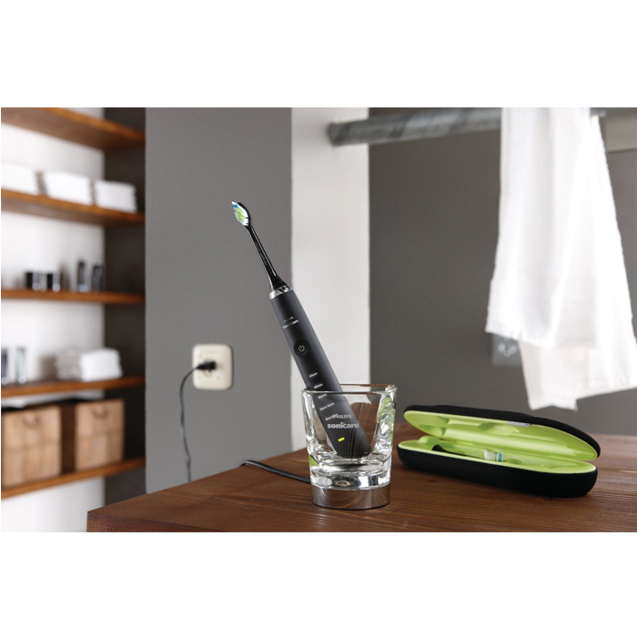 中亚海外购！飞利浦Sonicare 钻石清洁电动牙刷 黑色