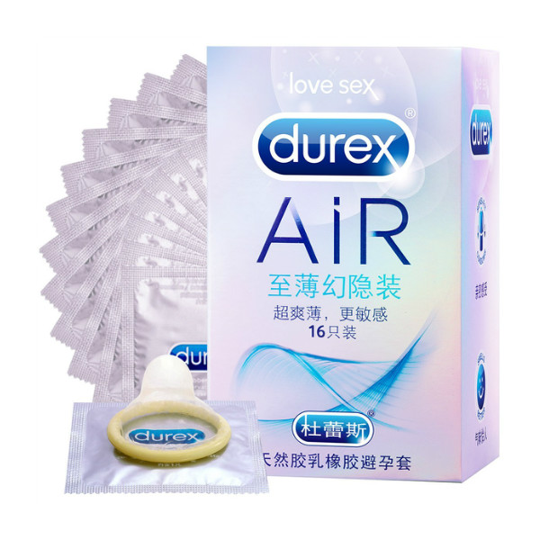 好价再来！Durex杜蕾斯避孕套AIR至薄幻隐装16只