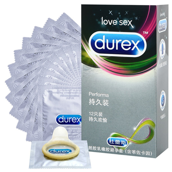 持久激情！Durex杜蕾斯避孕套安全套延时持久装12只
