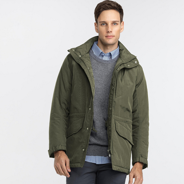 过年不打烊！佐丹奴加厚保暖可拆连帽军旅外套01076623