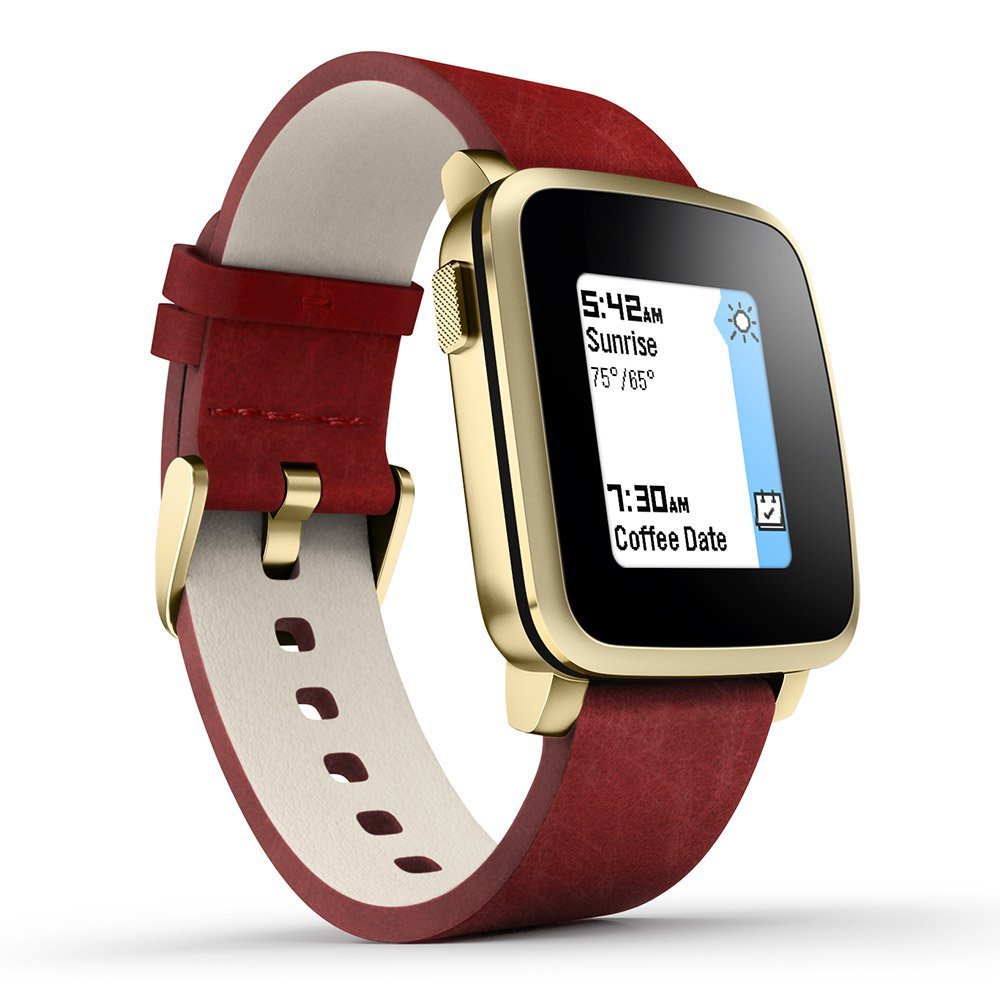 秒杀好价！Pebble 智能手表 PTS-GOLD-RETAIL 金色