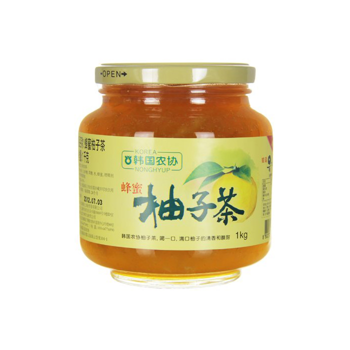 年后减肥！韩国农协蜂蜜柚子茶1KG(韩国进口)