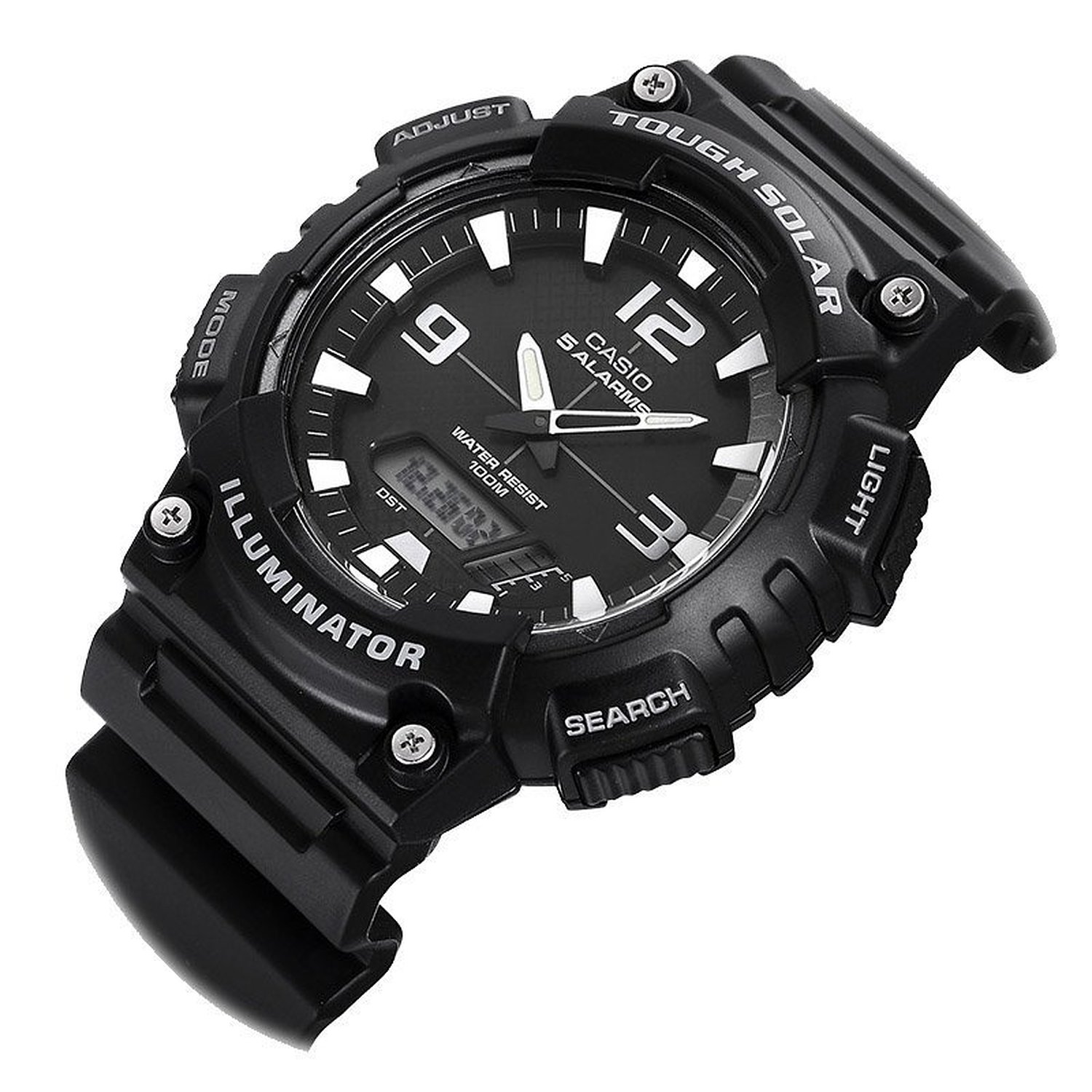 香港直邮！Casio 卡西欧 太阳能休闲男表AQ-S800W-1B