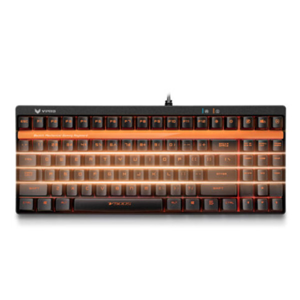 再次降价！RAPOO 雷柏 V500S 背光机械键盘 黑轴