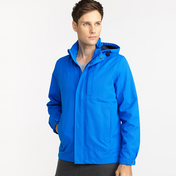 帅气简约！佐丹奴修身休闲运动拆帽大衣01075522