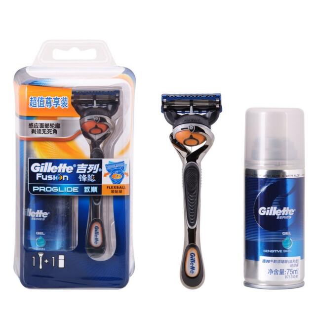 剃须更舒适！Gillette 吉列剃须刀 锋隐致顺超值尊享装