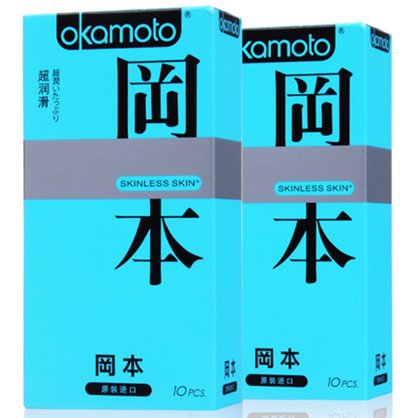 情人节备货！冈本skin肤感系列超润滑避孕套10只