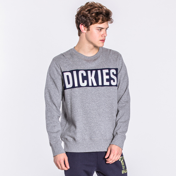 简约易搭！Dickies全棉抓绒字母印花上衣164M30EC16
