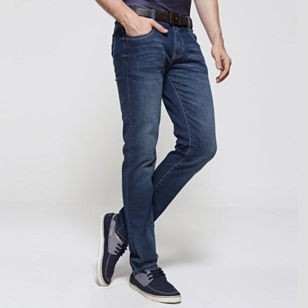 时尚休闲！与狼共舞男士直筒水洗牛仔裤189114500