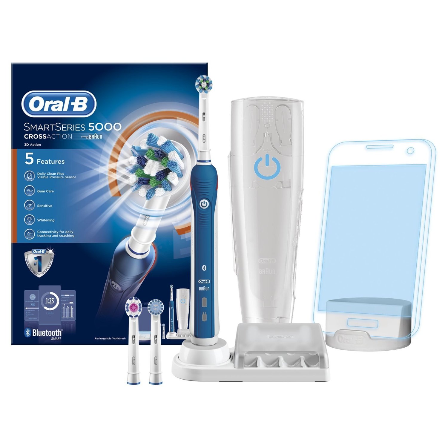 中亚海外购！Oral-B 5000型 专业护理电动牙刷