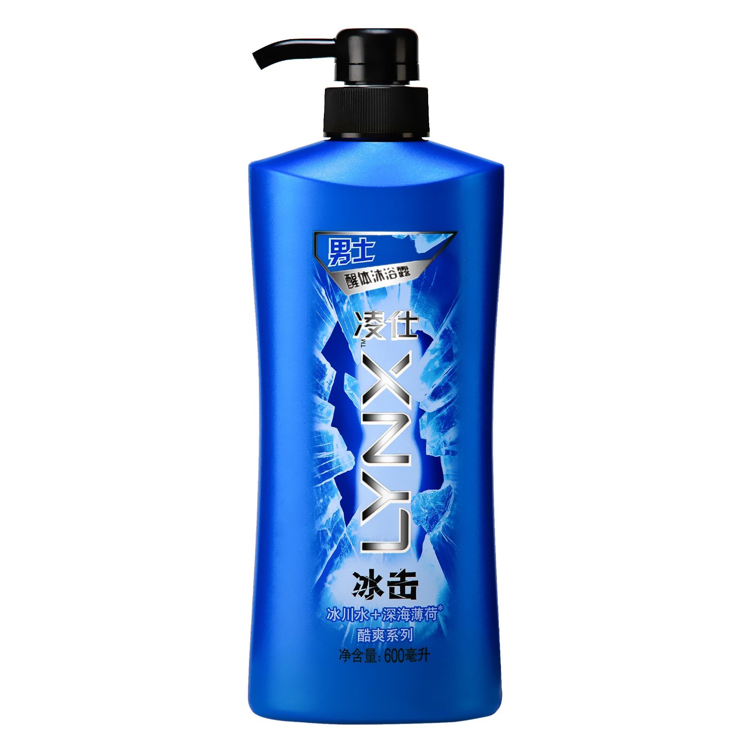 单买好价！LYNX凌仕男士冰击醒体沐浴露600ml