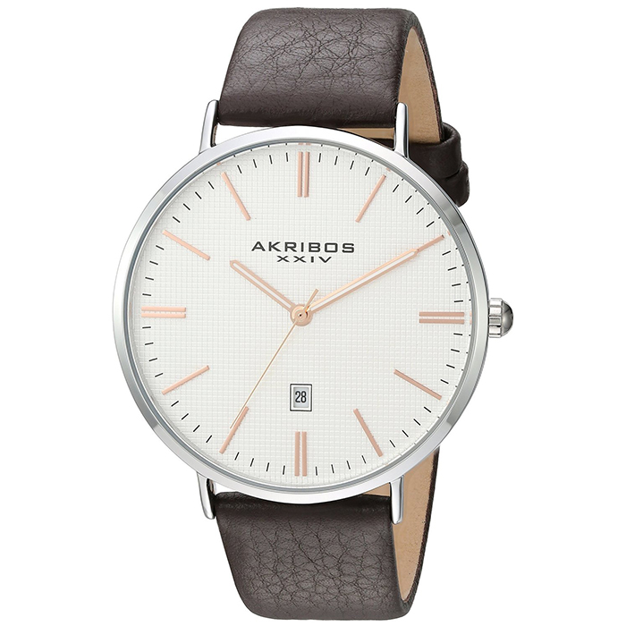 秒杀好价！Akribos XXIV 石英男士手表 AK935SSRG
