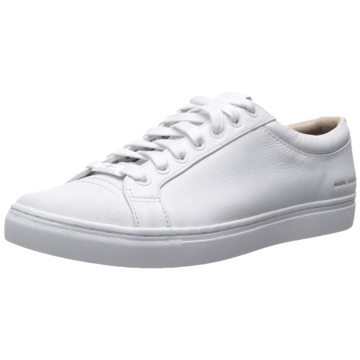 百搭小白鞋！Skechers 斯凯奇 男士真皮板鞋