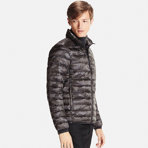 时尚迷彩！UNIQLO优衣库高级轻型羽绒茄克(印花)187206