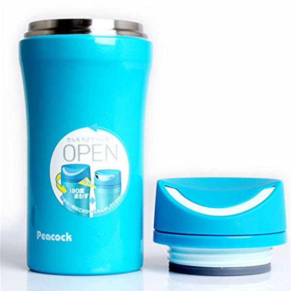 高端系列！Peacock孔雀316不锈钢保温杯350ml AAT-L35