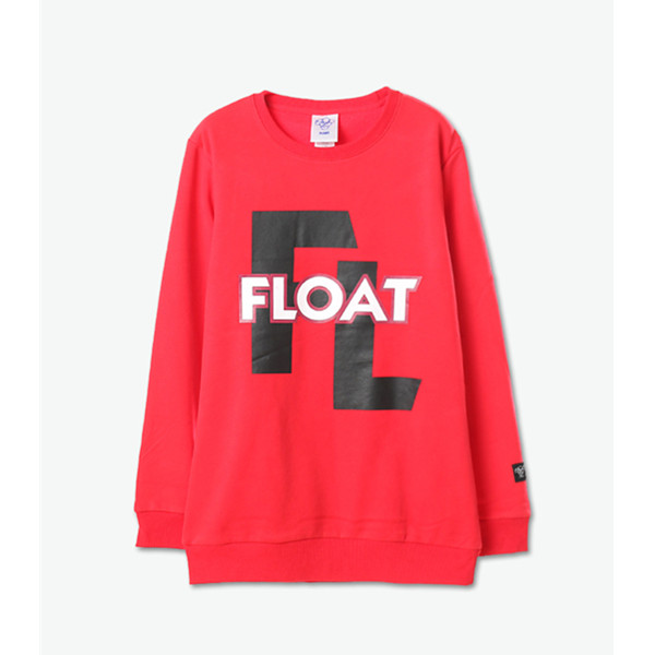 简约有型！FLOAT 抽象字母图案套头卫衣