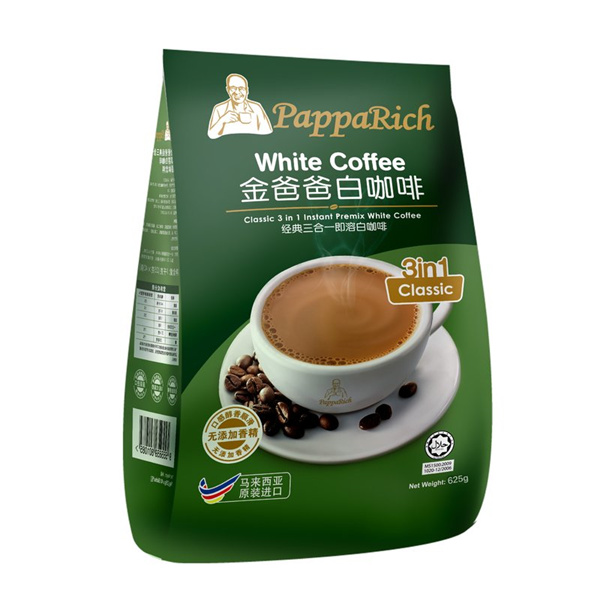超级低价！金爸爸 马来西亚白咖啡经典原味三合一