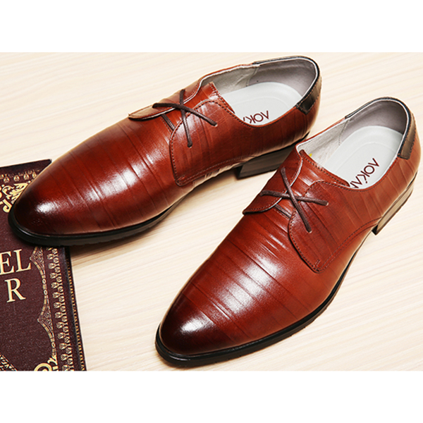 时尚简约！奥康休闲皮鞋155218151