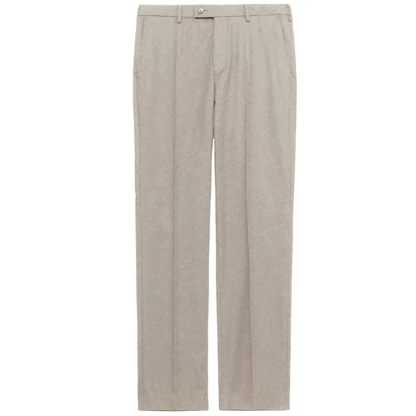 商务休闲！UNIQLO优衣库快干无褶直筒长裤199733