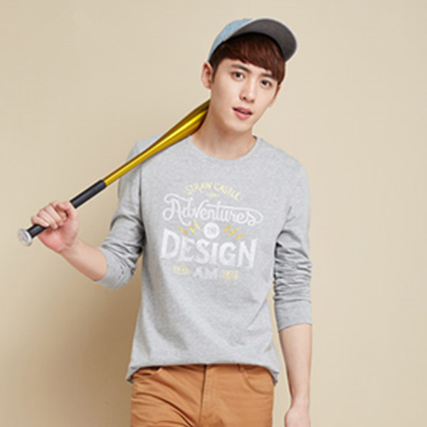 多色可选！森马春季薄款男士圆领修身纯棉T恤