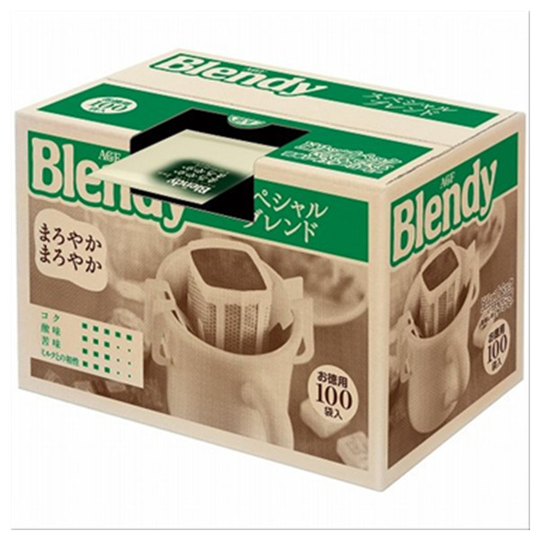 方便沖泡！AGF Blendy 特質(zhì)掛耳咖啡 100包