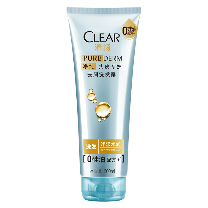 净纯头皮！CLEAR 清扬  无硅油洗发露净漾水润200ml