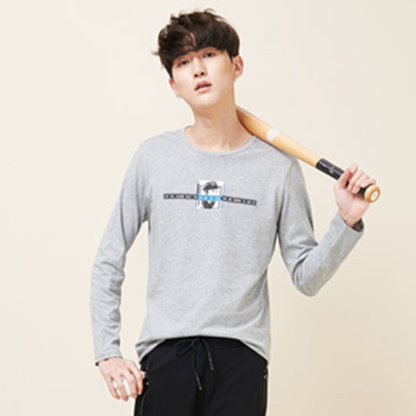 春季必备！森马薄款纯棉圆领套头长袖T恤