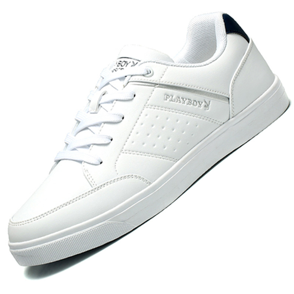 经典款式！花花公子男子小白鞋DS65097