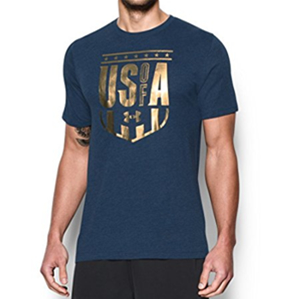 个性图案！Under Armour 安德玛US of A 男子T恤