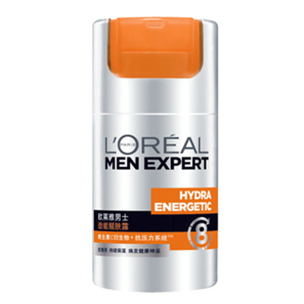 赠品给力！欧莱雅男士8重功效劲能醒肤露赠2支深层净化洁面膏50g