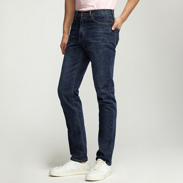 休闲时尚！佐丹奴中腰休闲男牛仔长裤01111512