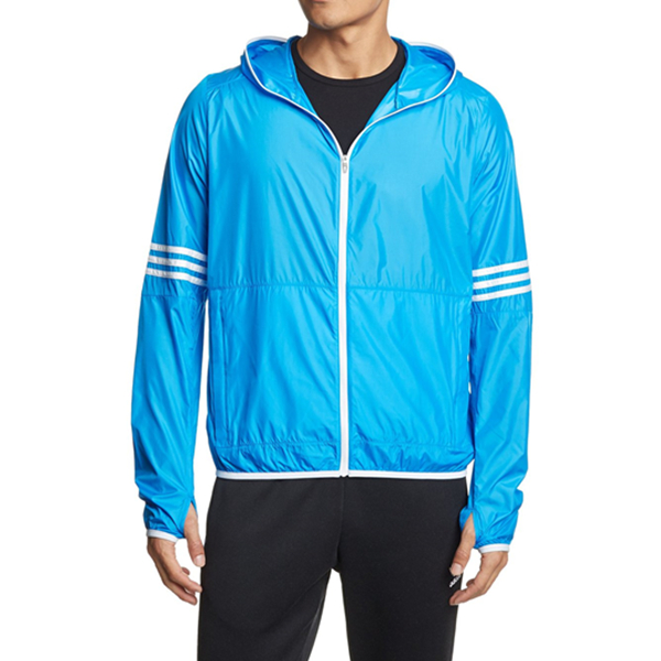 时尚运动！adidas 阿迪达斯 RESPONSE 男士 跑步连帽茄克