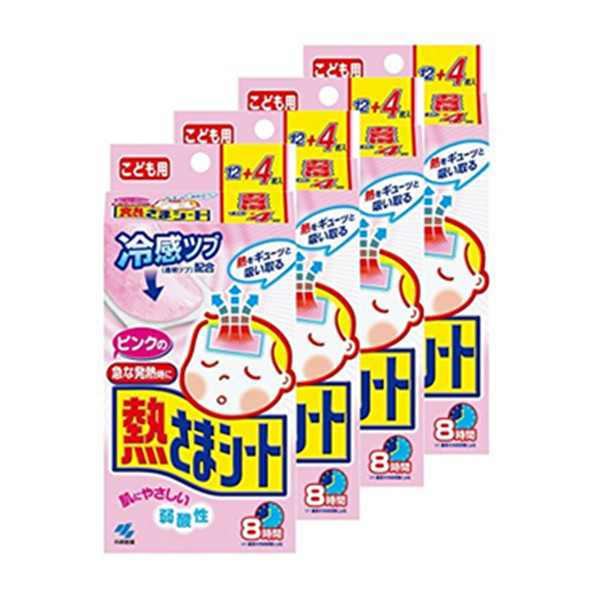 明星产品！KOBAYASHI 小林制药 儿童退热贴 16片*4包