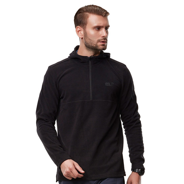 保暖速干！Jack Wolfskin 狼爪户外男士秋冬保暖速干抓绒衣外套