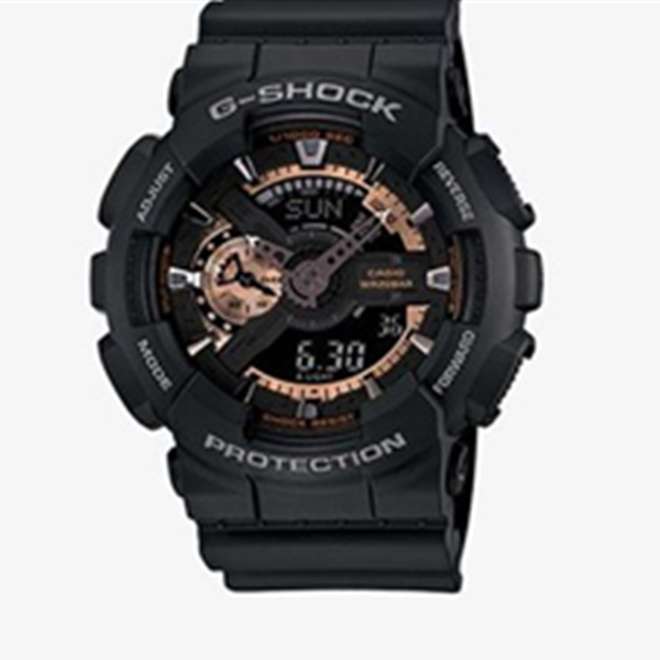 时尚运动！Casio卡西欧G-Shock男士手表GA110RG-1A