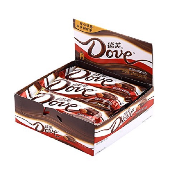 满减好价！德芙 巴旦木牛奶巧克力(排块)43g*12