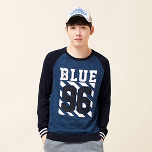 时尚潮流！森马圆领套头长袖直筒线衫针织衫