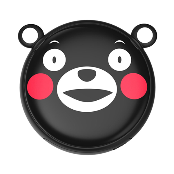 可爱有趣！日本熊本熊移动电源充电宝4500毫安 带暖手宝功能