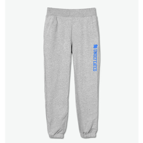运动休闲！Undefeated logo字母印花束口长裤